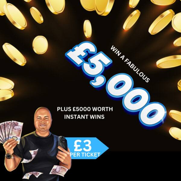 £5000 PLUS £5000 INSTANT WINS