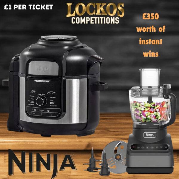 NINJA COOKING BUNDLE + £350 WORTH OF INSTANT WINS