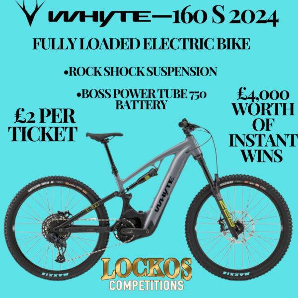 WHYTE-160 S 2024 ELECTRIC BIKE PLUS £4,000 WORTH OF INSTANT WINS