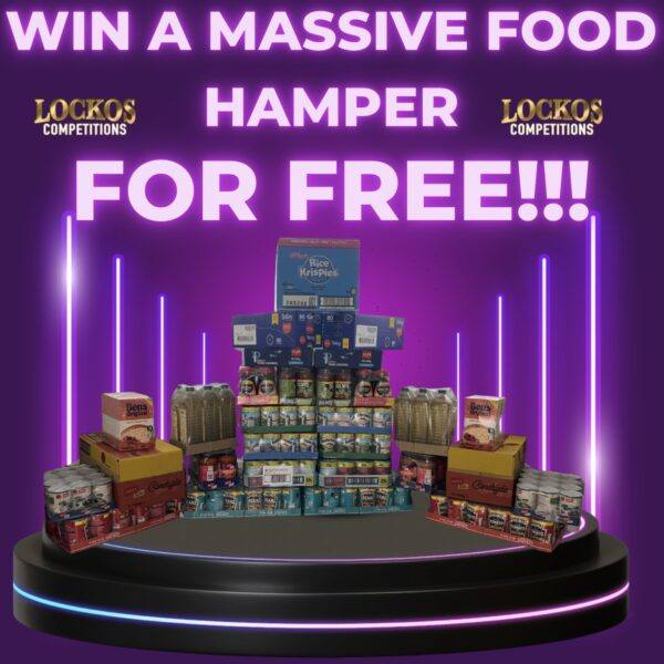 WIN A MASSIVE FOOD HAMPER FOR FREE!!! ONLY 1 TICKET PER PERSON