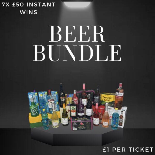 BEER BUNDLE WORTH A MASSIVE £400!! PLUS CASH INSTANT WINS!!