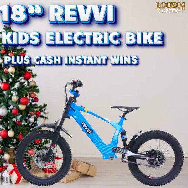 18 INCH BLUE KIDS REVVI BIKE!! SOLD OUT EVERYWERE!! ENDING CHRISTMAS EVE!!