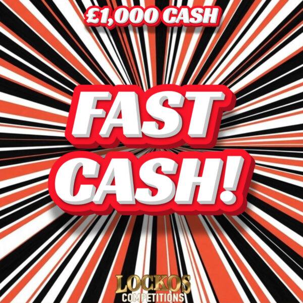 FAST CASH! £1,000 CASH FOR £1, SUPER LOW ODDS!!